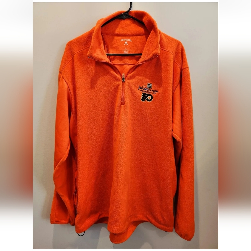 Philadelphia Flyers NHL Winter Classic 2012 vintage Fleece Pullover Men's large